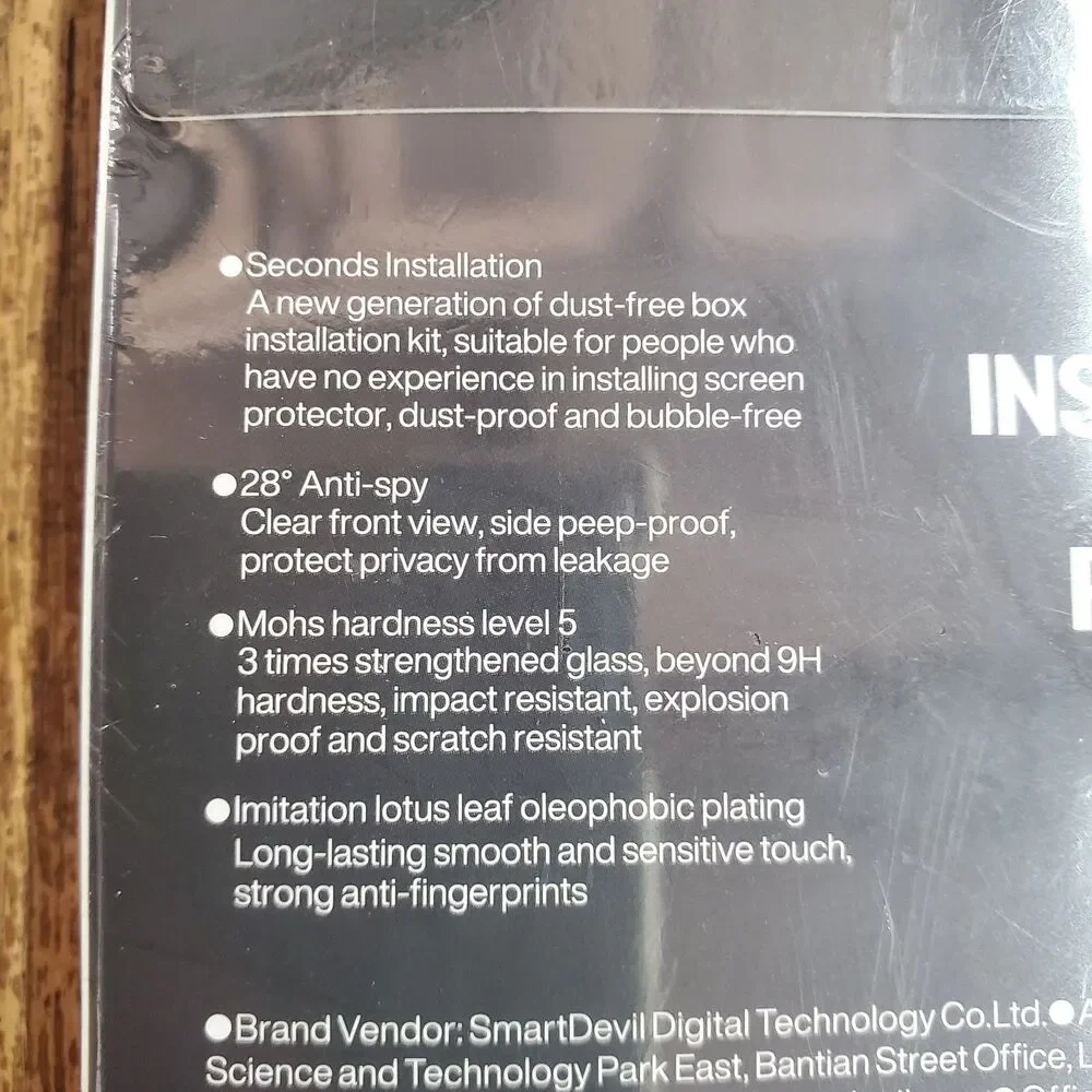 Smart Devil Privacy Screen Protector iPhone 16 Pro 28° Anti-Spy Lot of 2 Boxes
